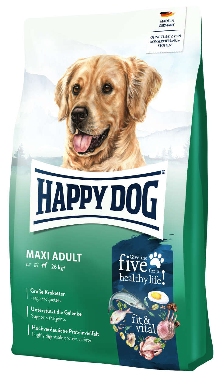 HAPPY DOG Hunde-Trockenfutter fit & vital Maxi Adult